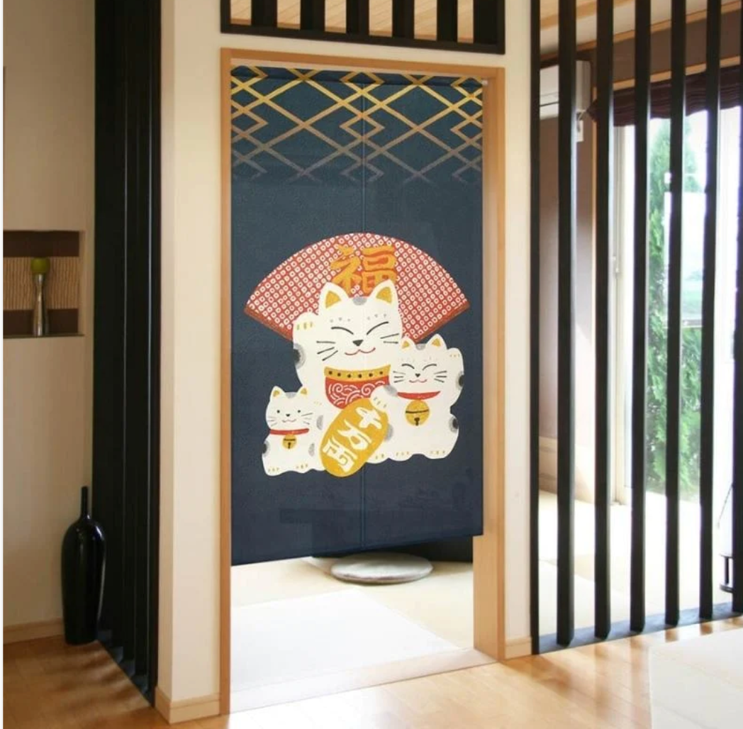 LIGICKY Japanse stijl Noren deuropening gordijnen dik katoen linnen