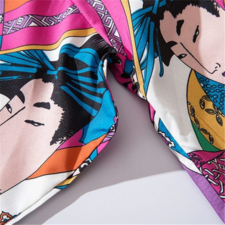 Witte Yukata katoenen kimono Japanse mantel, Yukata uit Japan, katoenen huisjas, - België