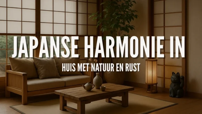 Japanse Harmonie in Huis met Natuur en Rust